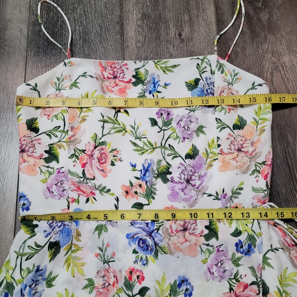 ALICE + OLIVIA Trixie Women's Size 14 floral print mini dress - Picture 5 of 16